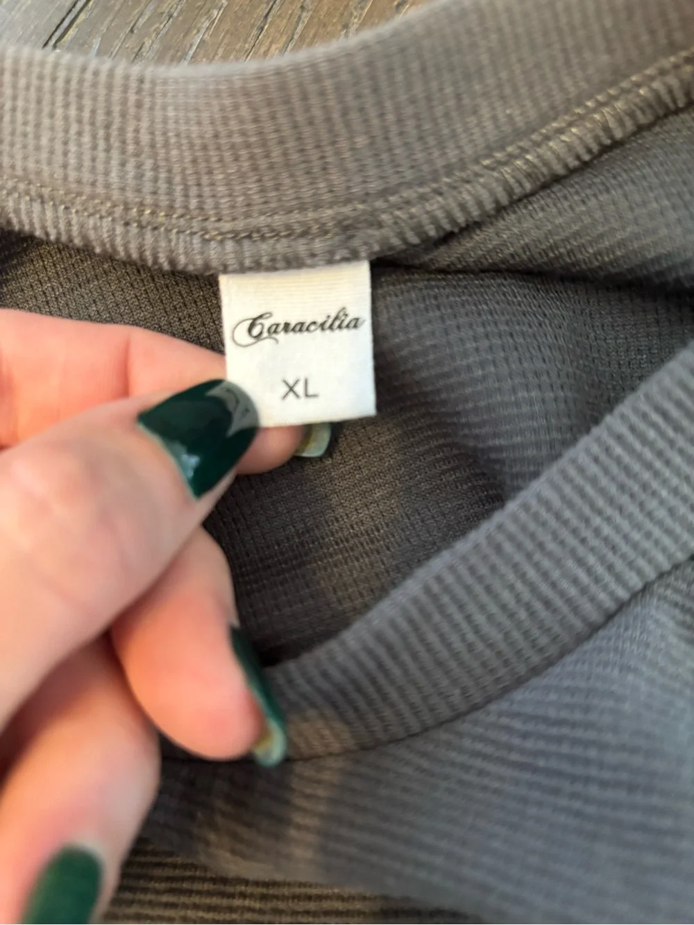 Relaxed Charcoal Crewneck Sweater with Side Zips